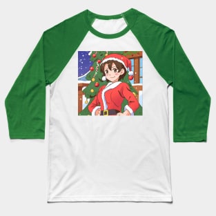 Christmas Anime Baseball T-Shirt